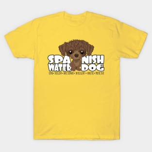 Spanish Water Dog (Brown) - DGBigHead T-Shirt